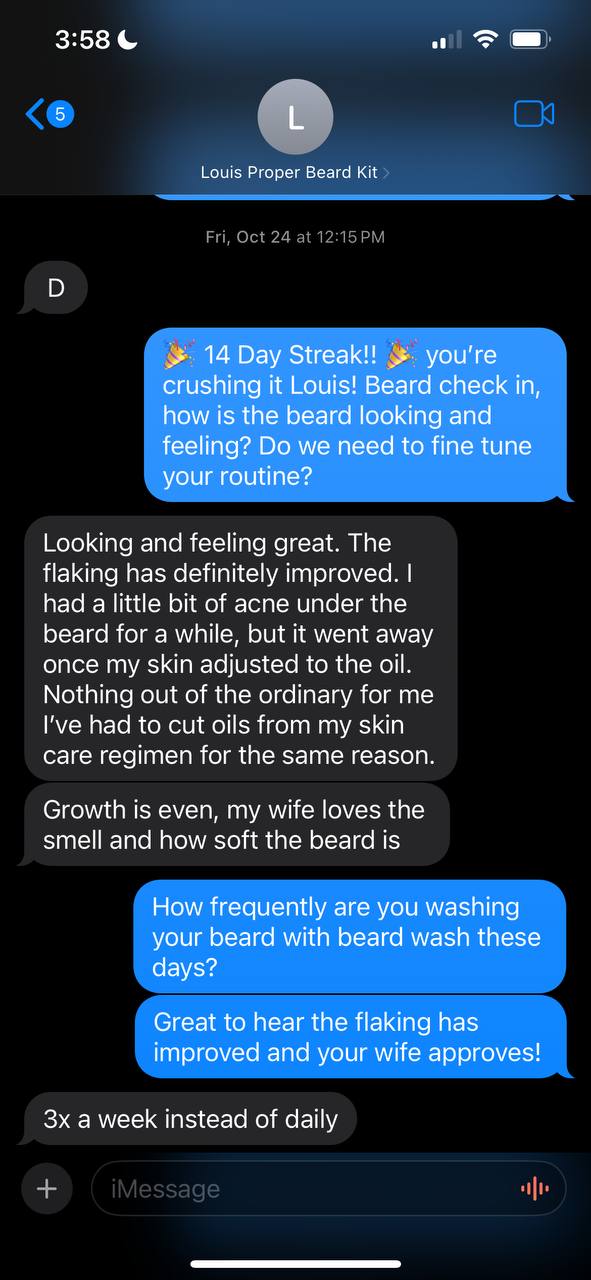 Text conversation